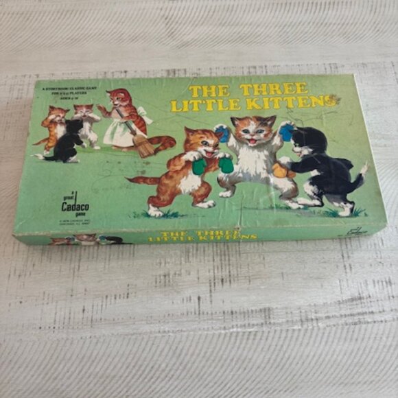 Vintage 1977 Cadaco The Three Little Kittens - Picture 1 of 9